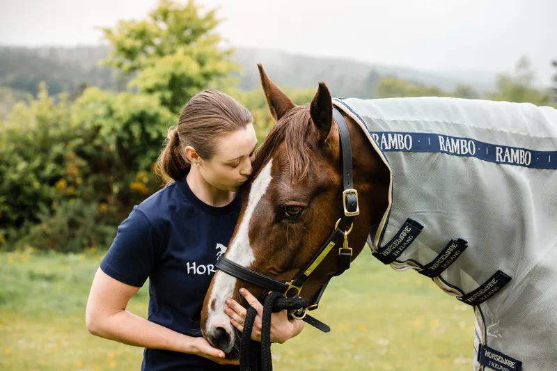 Rambo Protector Fly Rug Silver Navy-3